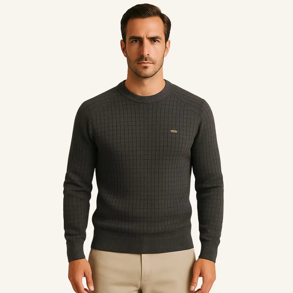 Men’s Textured Sweater – Pesson Nollan - Men’s Textured Sweater – Pesson Nollan