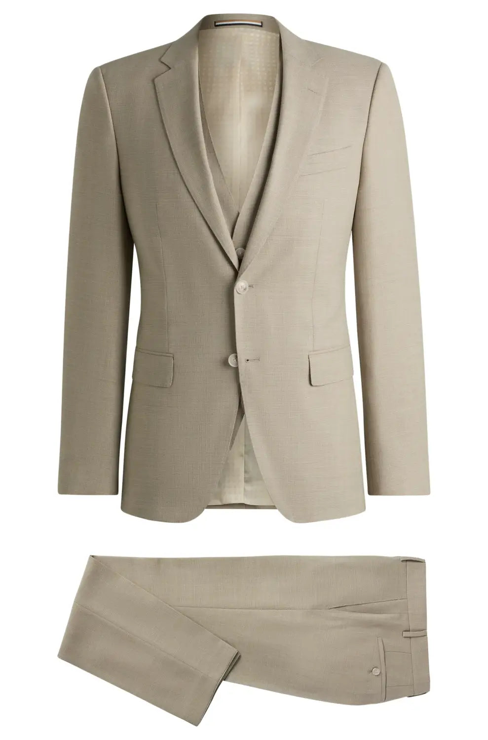 Sandstone Tailored Two-Piece Suit