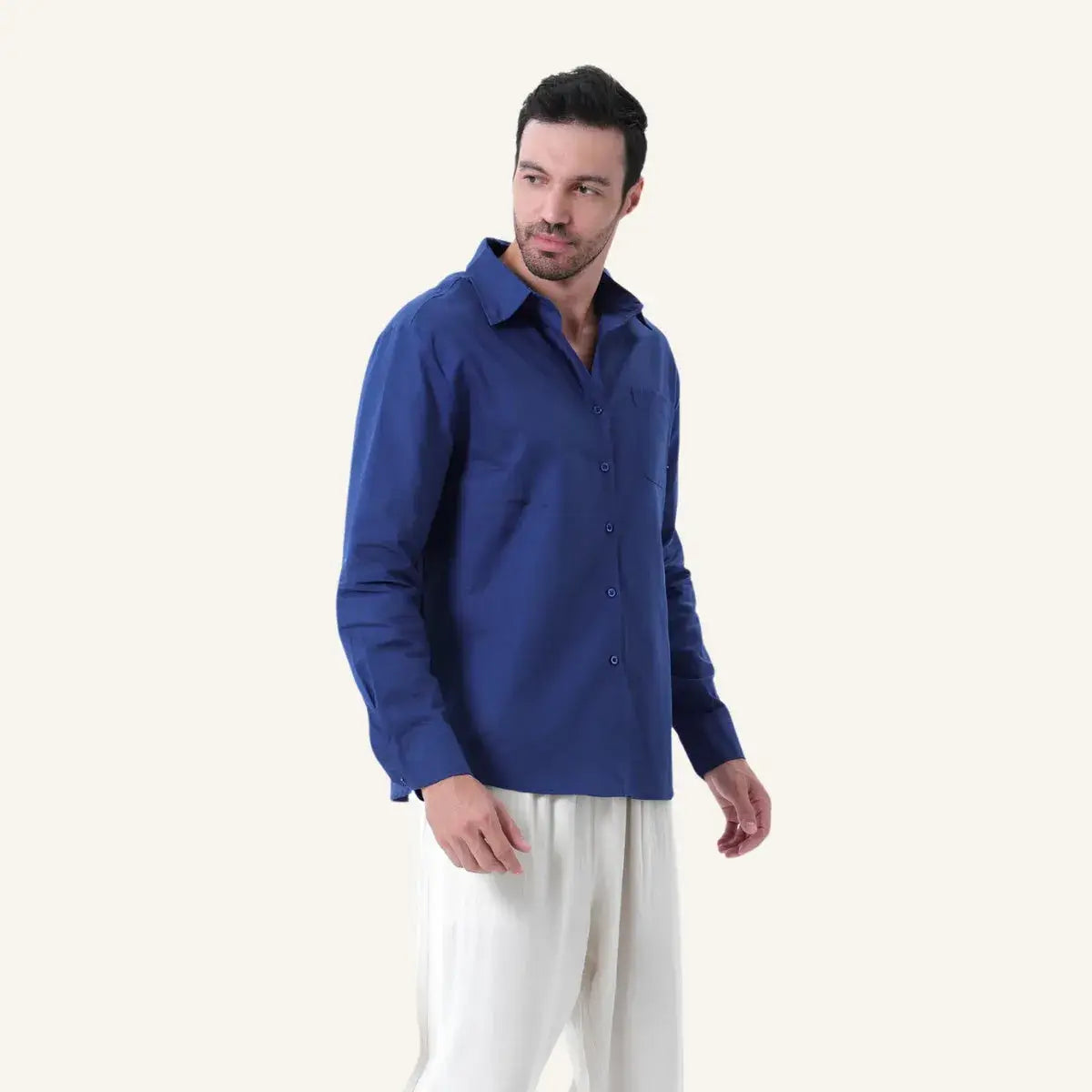 Men’s Long Sleeve Linen Shirt – Milford