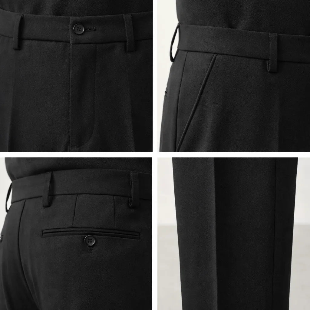 Men’s Slim Fit Old Money Anti-Wrinkle Pants – Darvon