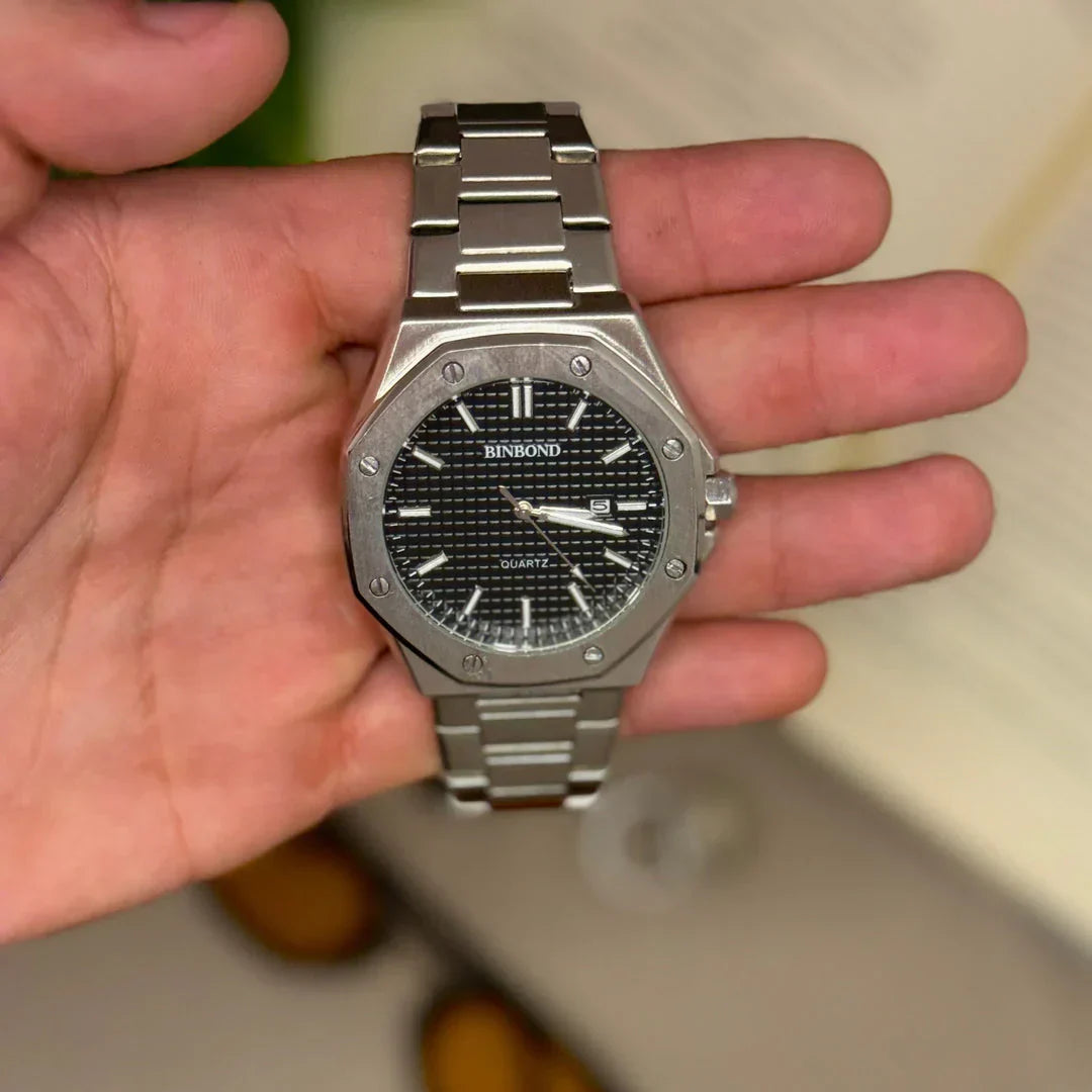 Men’s Silver Watch – Westline Blind