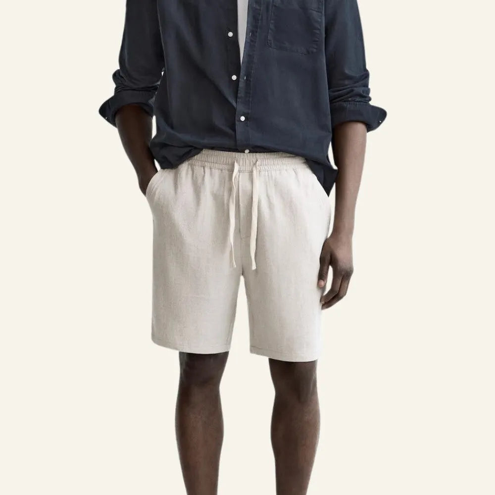 Men’s Old Money Linen Shorts – Milford