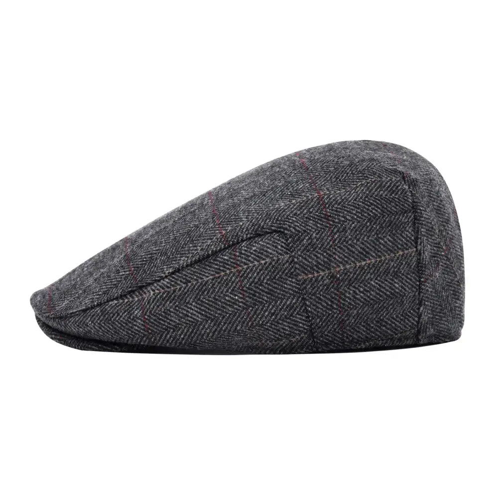 Men’s Heritage Tweed Flat Cap – Old Money Essential - Men’s Tweed Flat Cap