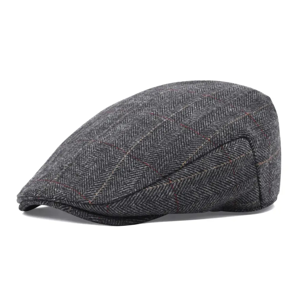 Men’s Heritage Tweed Flat Cap – Old Money Essential - Men’s Tweed Flat Cap