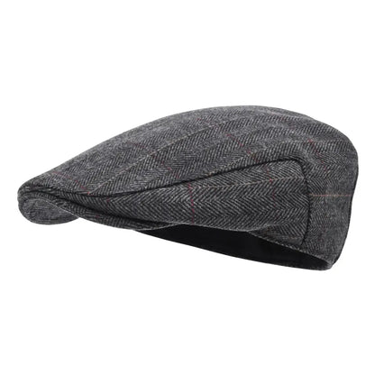 Men’s Heritage Tweed Flat Cap – Old Money Essential - Men’s Tweed Flat Cap