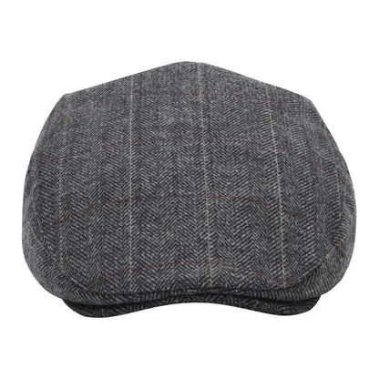 Men’s Heritage Tweed Flat Cap – Old Money Essential - Men’s Tweed Flat Cap