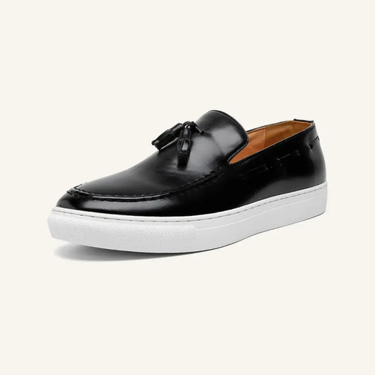 Men’s Leather Loafers – Duque - Black / 7 - Men’s Leather Loafers – Duque