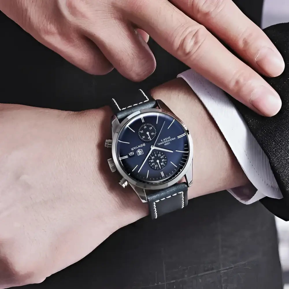 Men’s Leather Watch – Westline Classic - Men’s Leather Watch – Westline Classic