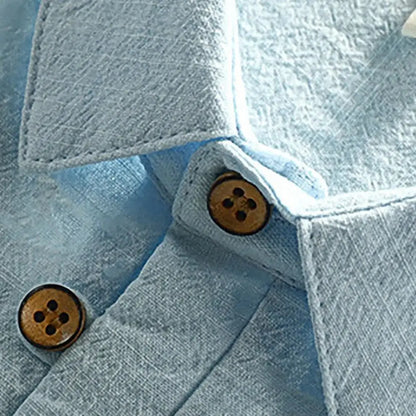 Men’s Linen Polo Shirt – Salerno - Men’s Linen Polo Shirt – Salerno