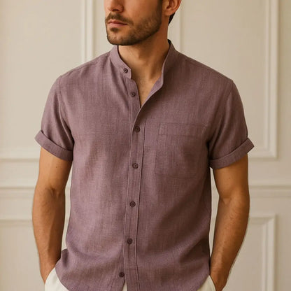 Men’s Old Money Linen Shirt – Richelieu - Men’s Old Money Linen Shirt – Richelieu