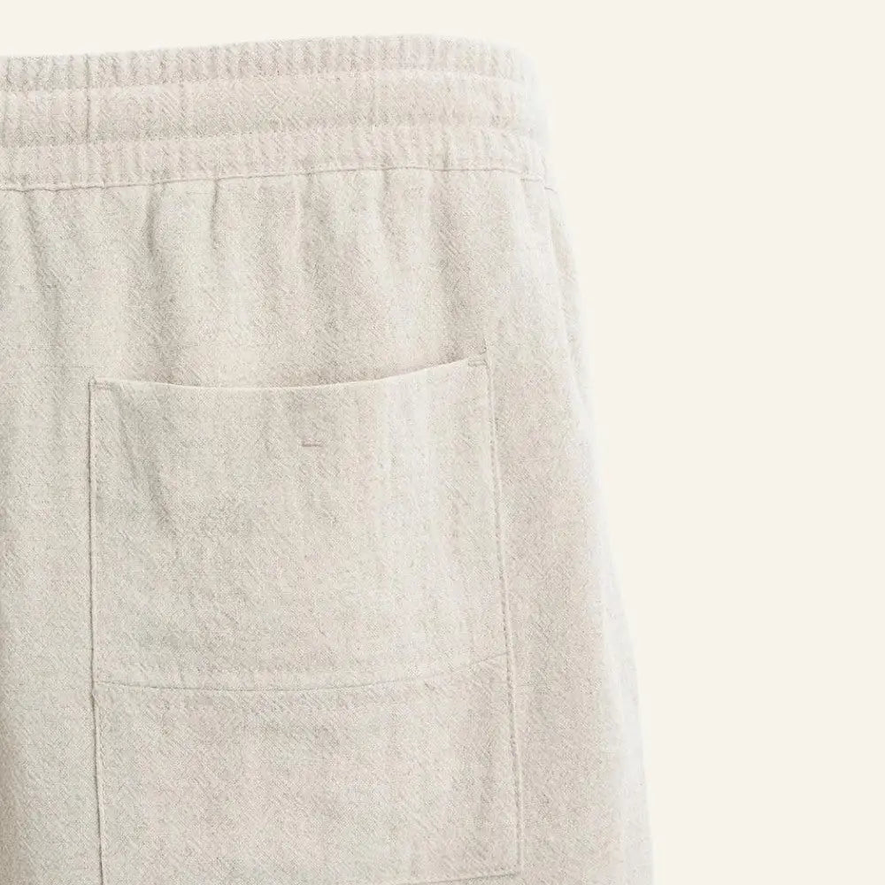 Men’s Old Money Linen Shorts – Milford - Men’s Old Money Linen Shorts – Milford
