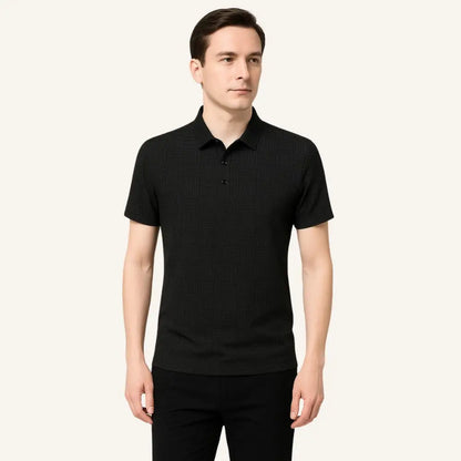 Men’s Old Money Polo Shirt – Amalfi - Black / S - Men’s Old Money Polo Shirt – Amalfi