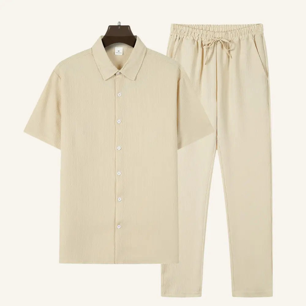 Men’s Old Money Set – Kendal - Beige / S - Men’s Old Money Set – Kendal