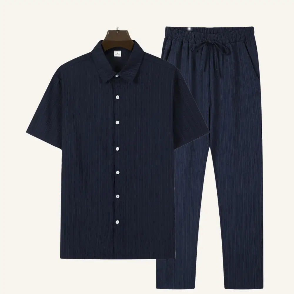 Men’s Old Money Set – Kendal - Navy Blue / S - Men’s Old Money Set – Kendal