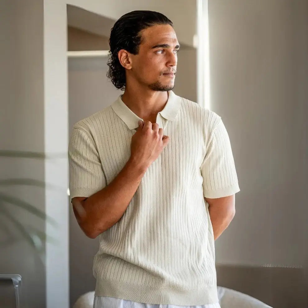 Men’s Premium Ribbed Polo Shirt – Sollome - Men’s Premium Ribbed Polo Shirt – Sollome