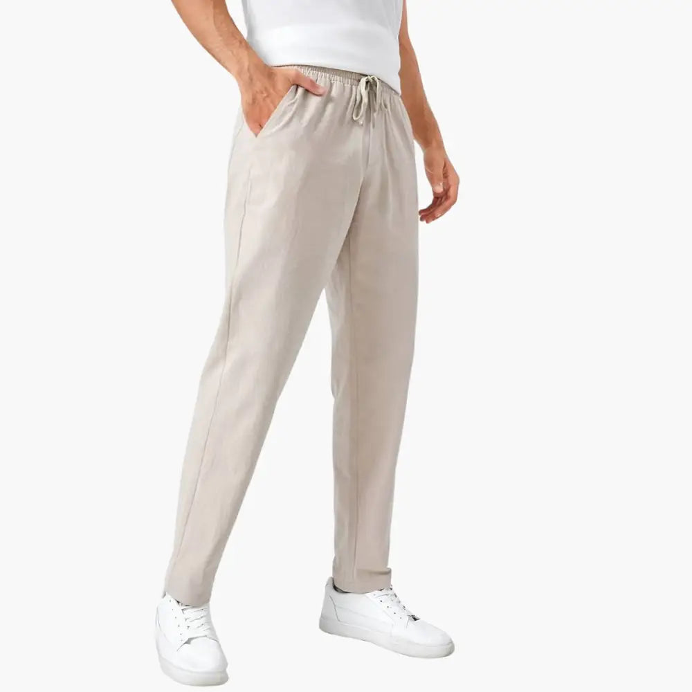 Men’s Slim Fit Linen Pants – Milford - Men’s Slim Fit Linen Pants – Milford