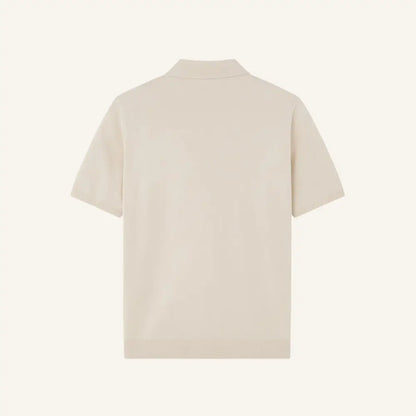 Men’s Striped Knit Polo Shirt – Montelle - Men’s Striped Knit Polo Shirt – Montelle