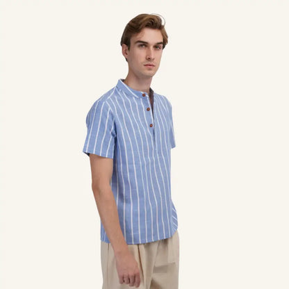 Men’s Striped Shirt – Old Money Carvell - Men’s Striped Shirt – Old Money Carvell