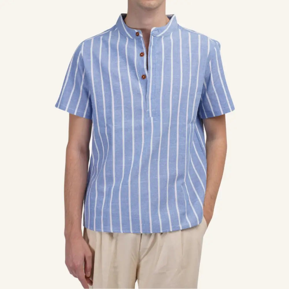 Men’s Striped Shirt – Old Money Carvell - Men’s Striped Shirt – Old Money Carvell