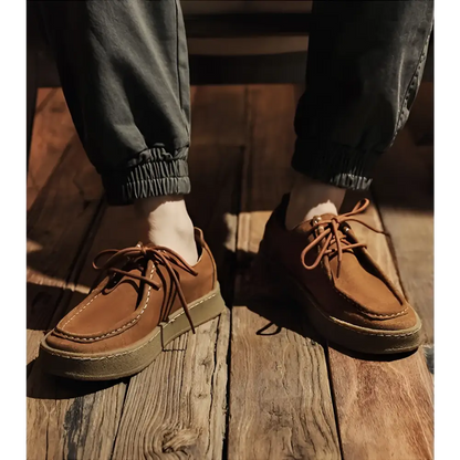 Men’s Suede High-Sole Shoes – Craffito - Men’s Suede High-Sole Shoes – Craffito