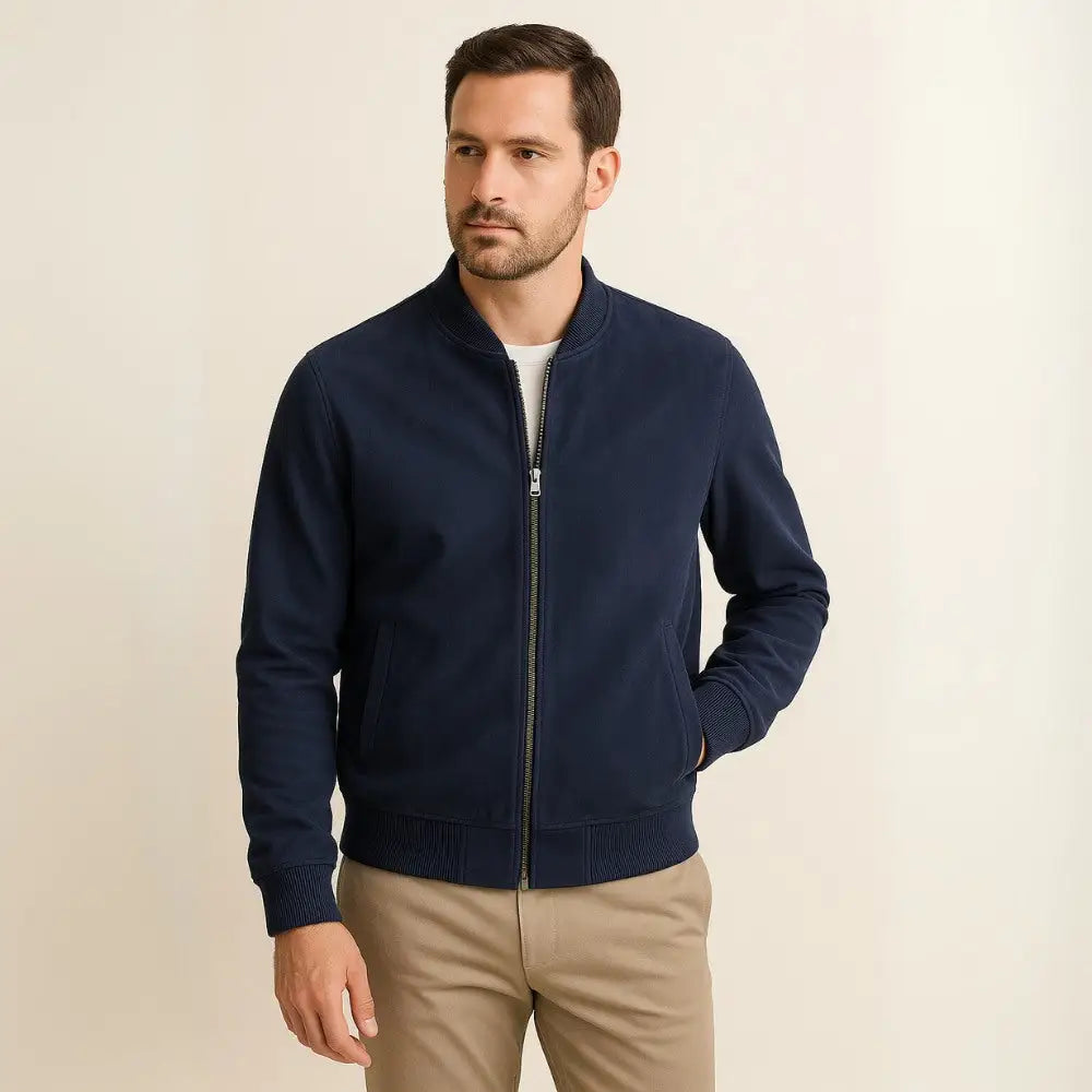 Men’s Suede Jacket – Old Money Renoir - Men’s Suede Jacket – Old Money Renoir