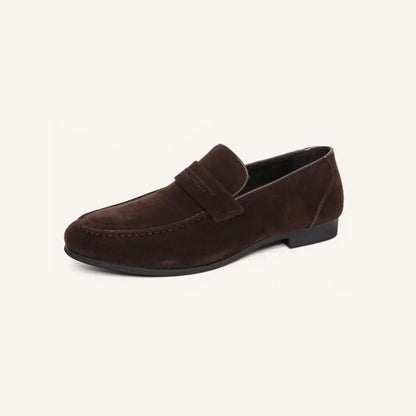 Men’s Suede Loafers – Piazzi - Brown / 38 - Men’s Suede Loafers – Piazzi