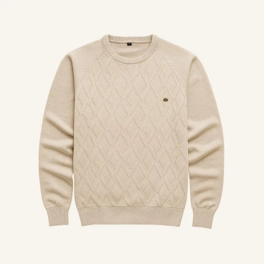 Men’s Sweater – Pesson Classic - Beige / S - Men’s Sweater – Pesson Classic