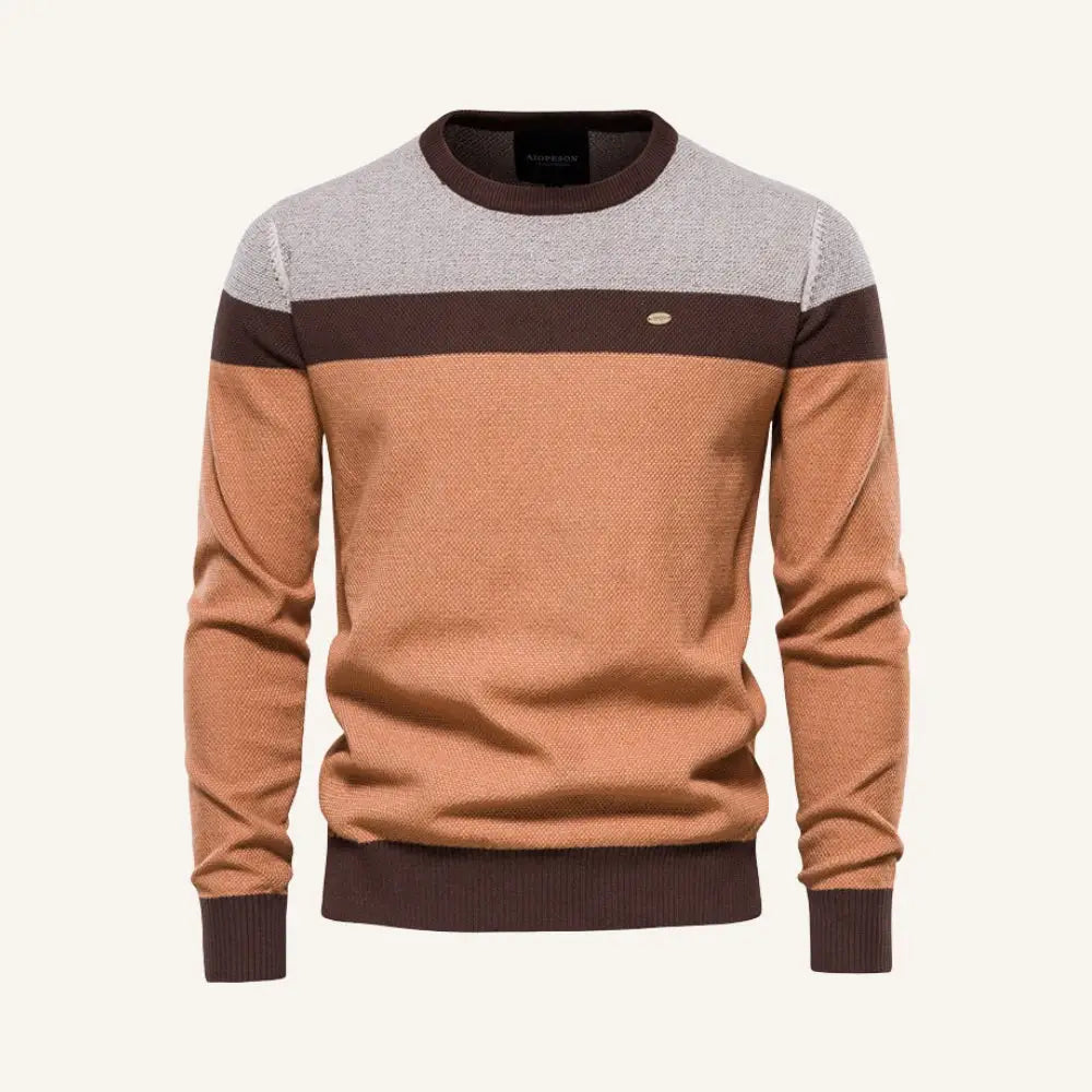 Men’s Sweater – Pesson Elrik - Orange / S - Men’s Sweater – Pesson Elrik