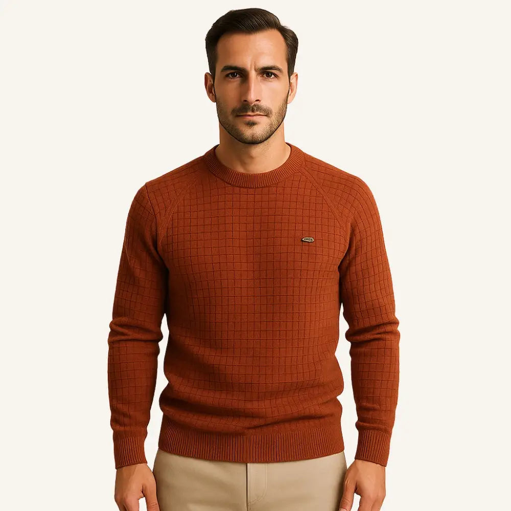 Men’s Textured Sweater – Pesson Nollan - Men’s Textured Sweater – Pesson Nollan