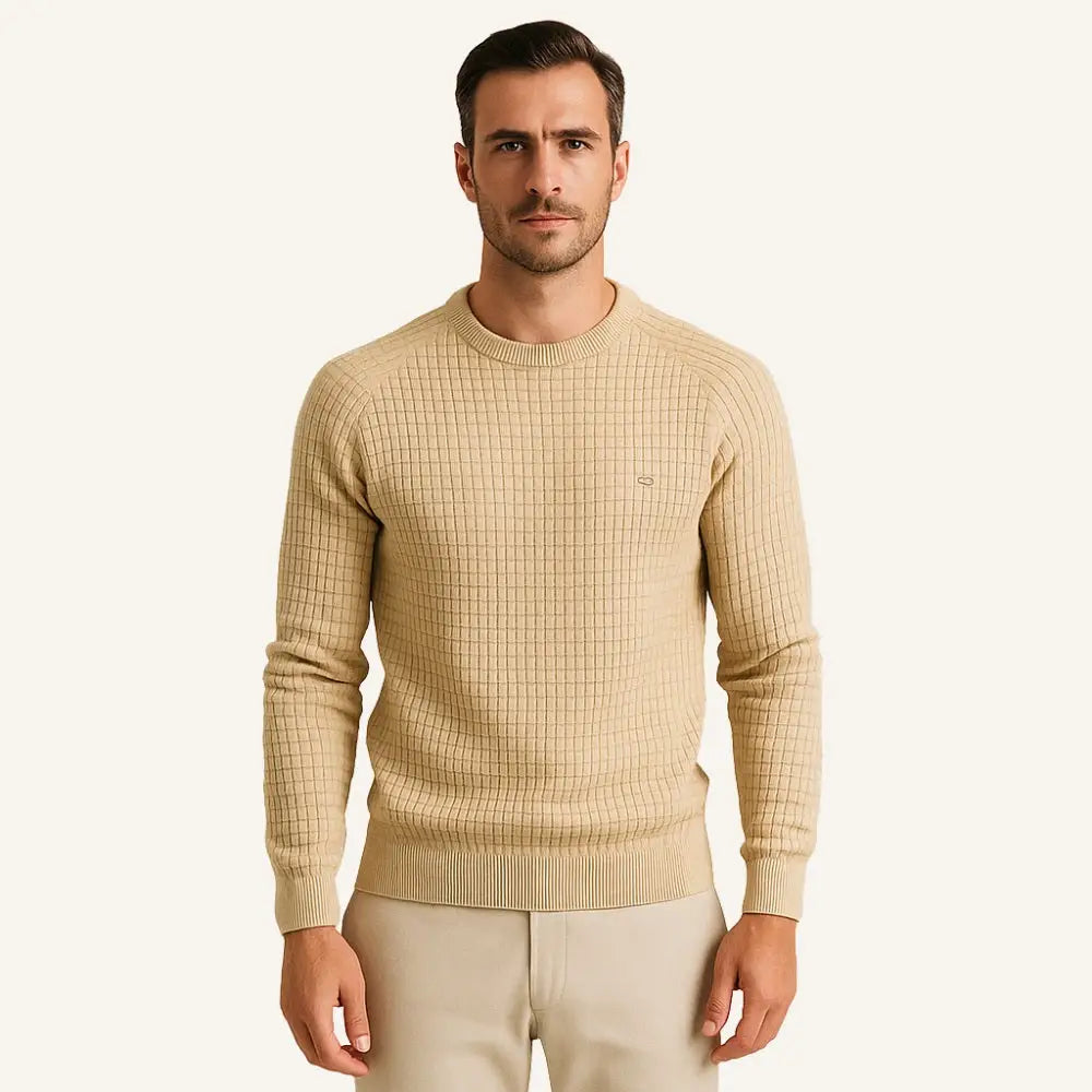 Men’s Textured Sweater – Pesson Nollan - Men’s Textured Sweater – Pesson Nollan