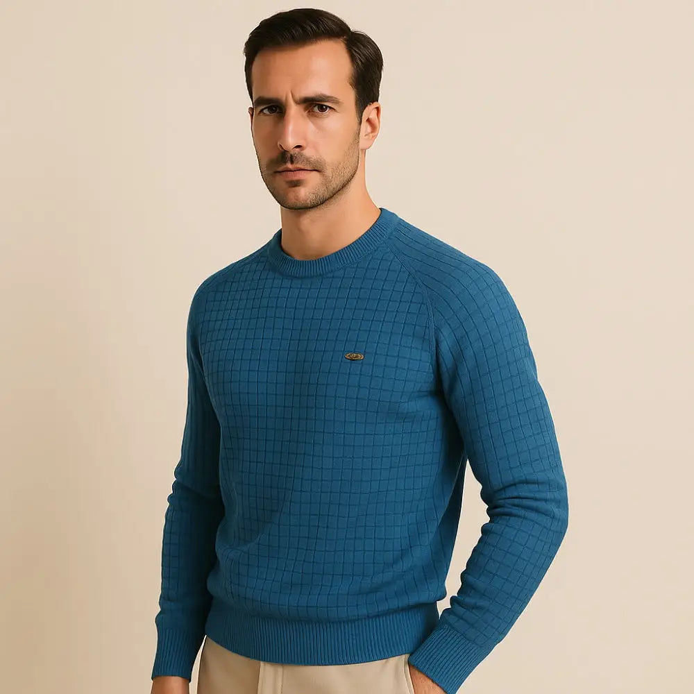 Men’s Textured Sweater – Pesson Nollan - Men’s Textured Sweater – Pesson Nollan
