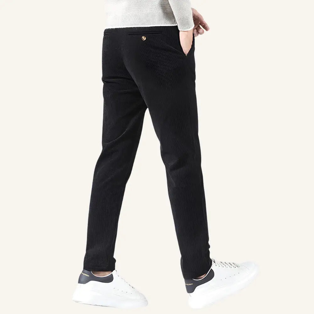Men’s Velvet Slim Fit Pants – Versailles - Men’s Velvet Slim Fit Pants – Versailles