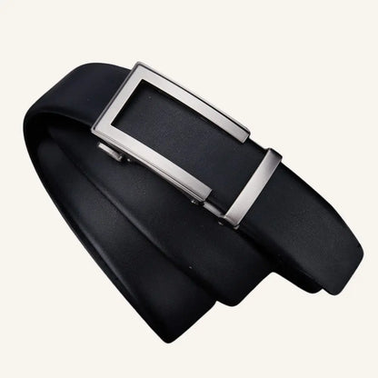 Monarch Westline Genuine Leather Men’s Belt - Black / Silver Buckle / 12-13 - Monarch Westline Genuine Leather Men’s