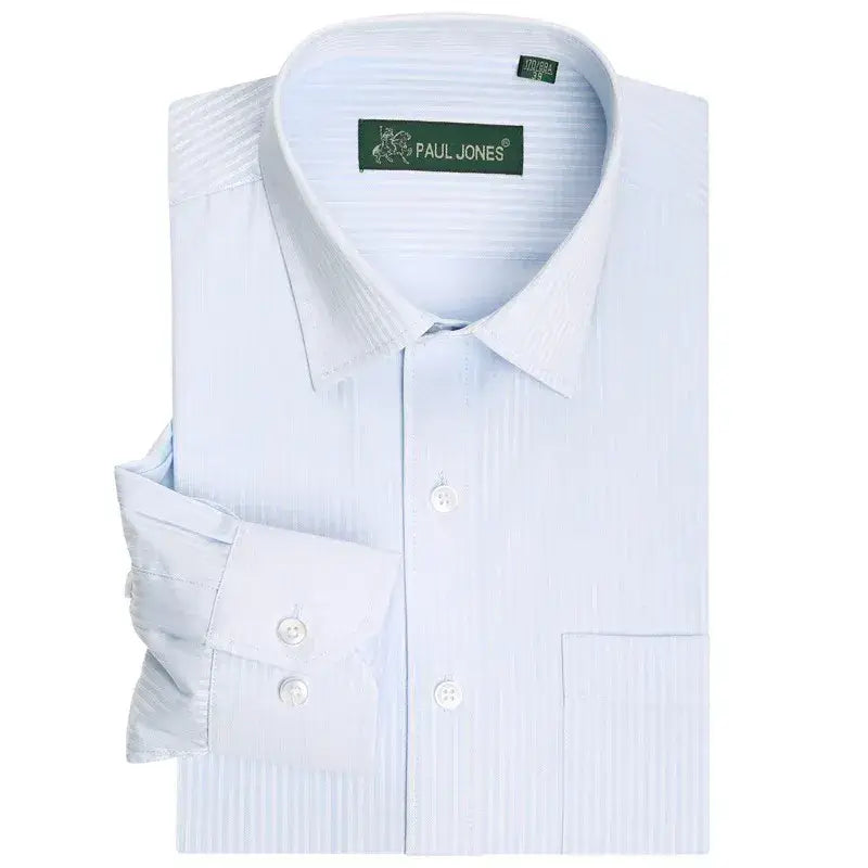 Ravenshire Executive Pinstripe Shirt - Ice Blue Pinstripe / S - Ravenshire Executive Pinstripe Shirt
