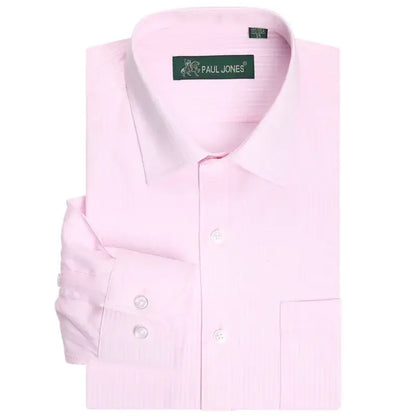 Ravenshire Executive Pinstripe Shirt - Pink Pinstripe / S - Ravenshire Executive Pinstripe Shirt