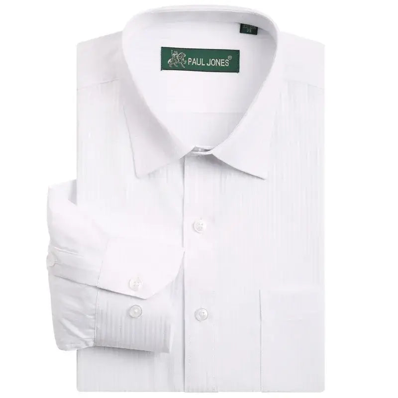Ravenshire Executive Pinstripe Shirt - White Pinstripe / S - Ravenshire Executive Pinstripe Shirt