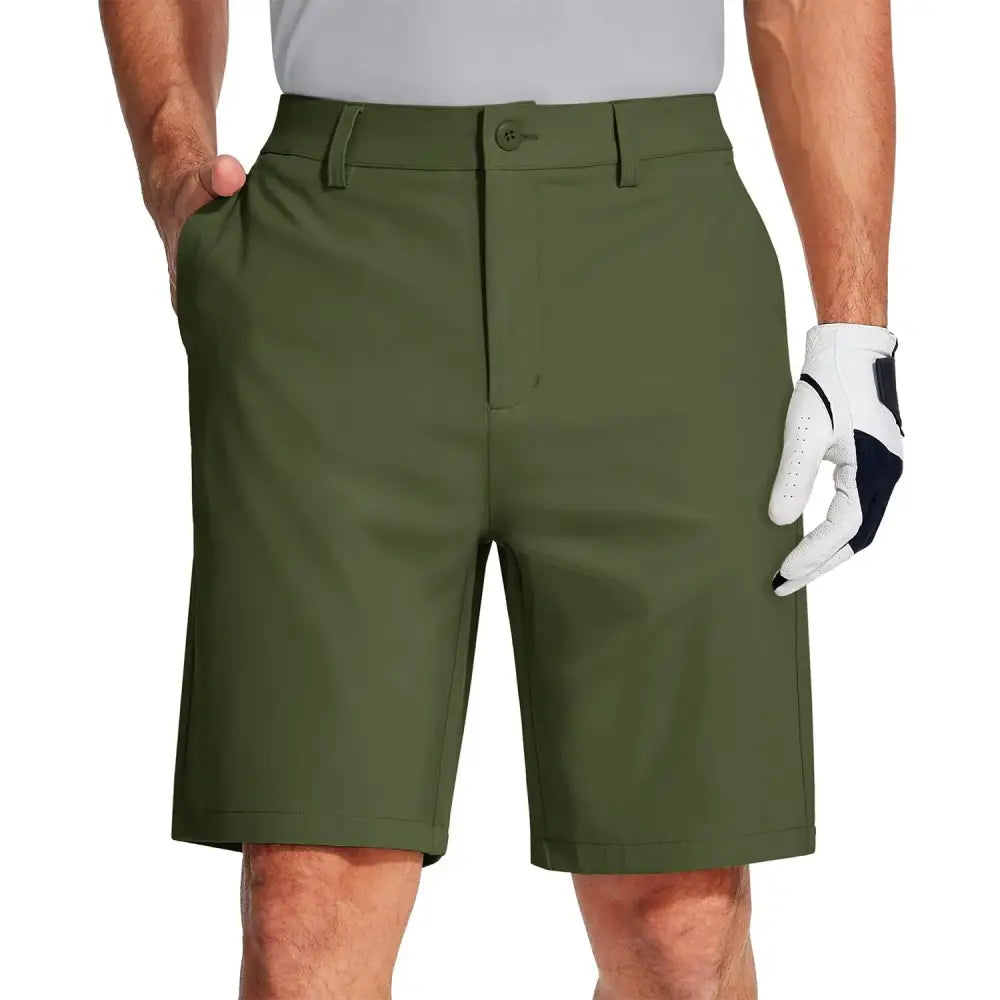 Riviera Performance Golf Shorts - Dark Green / S - Riviera Performance Golf Shorts