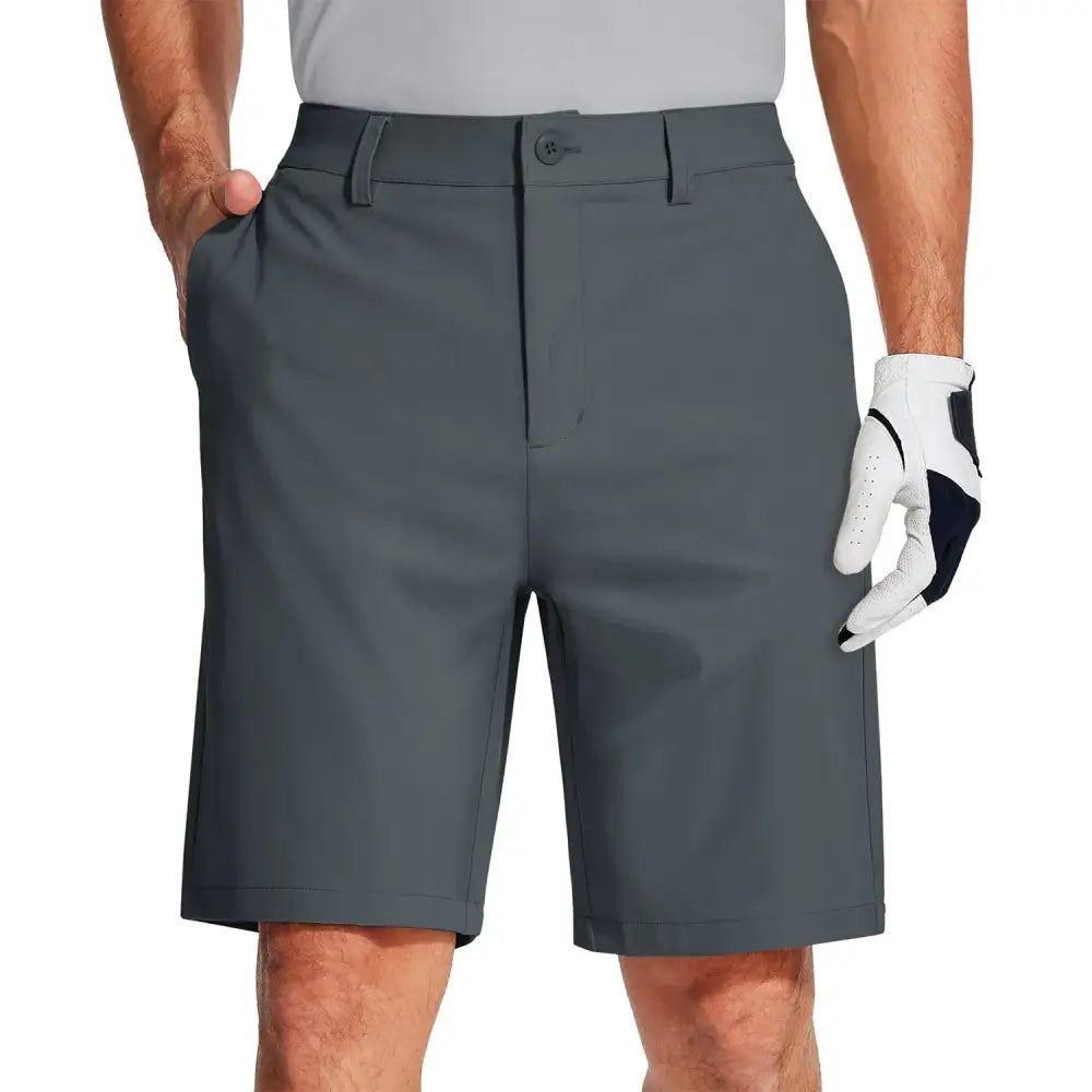 Riviera Performance Golf Shorts - Gray / S - Riviera Performance Golf Shorts