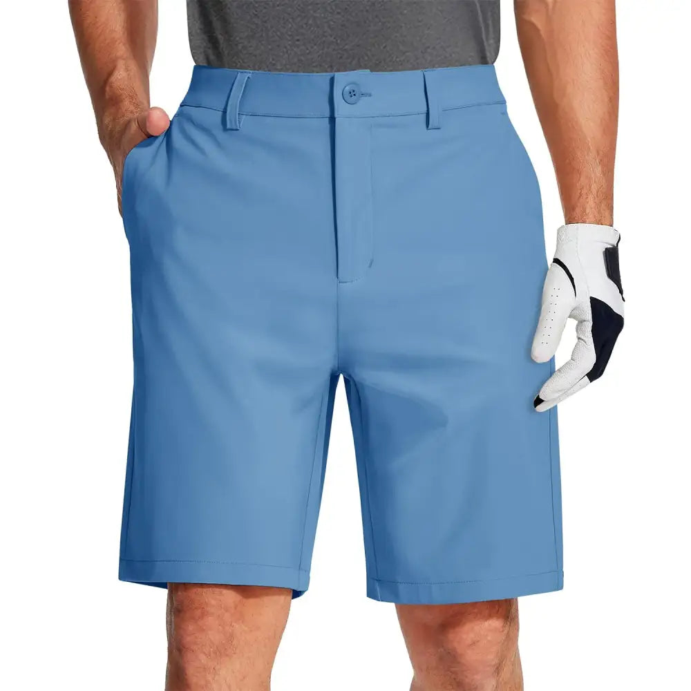 Riviera Performance Golf Shorts - Light Blue / S - Riviera Performance Golf Shorts