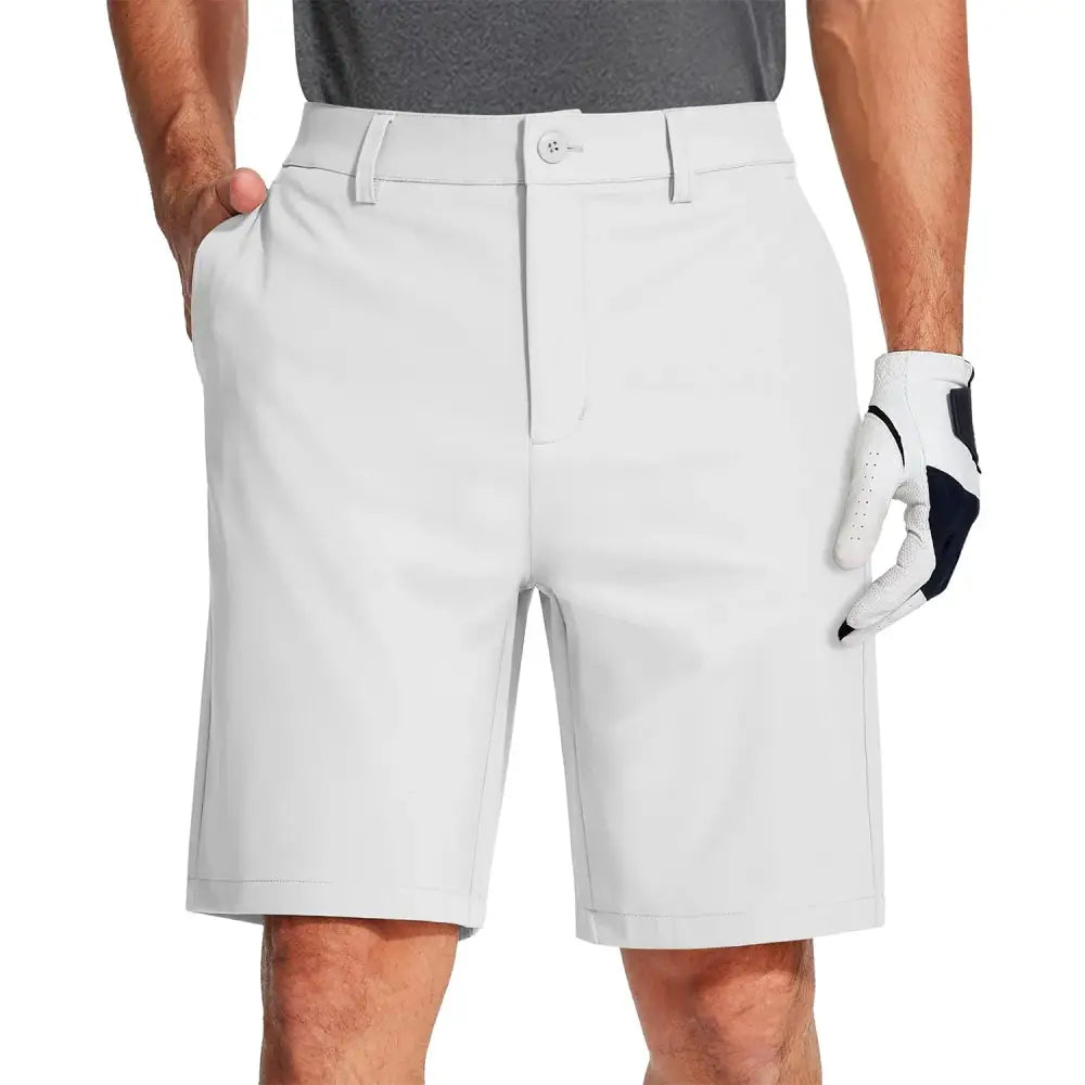 Riviera Performance Golf Shorts - White / S - Riviera Performance Golf Shorts