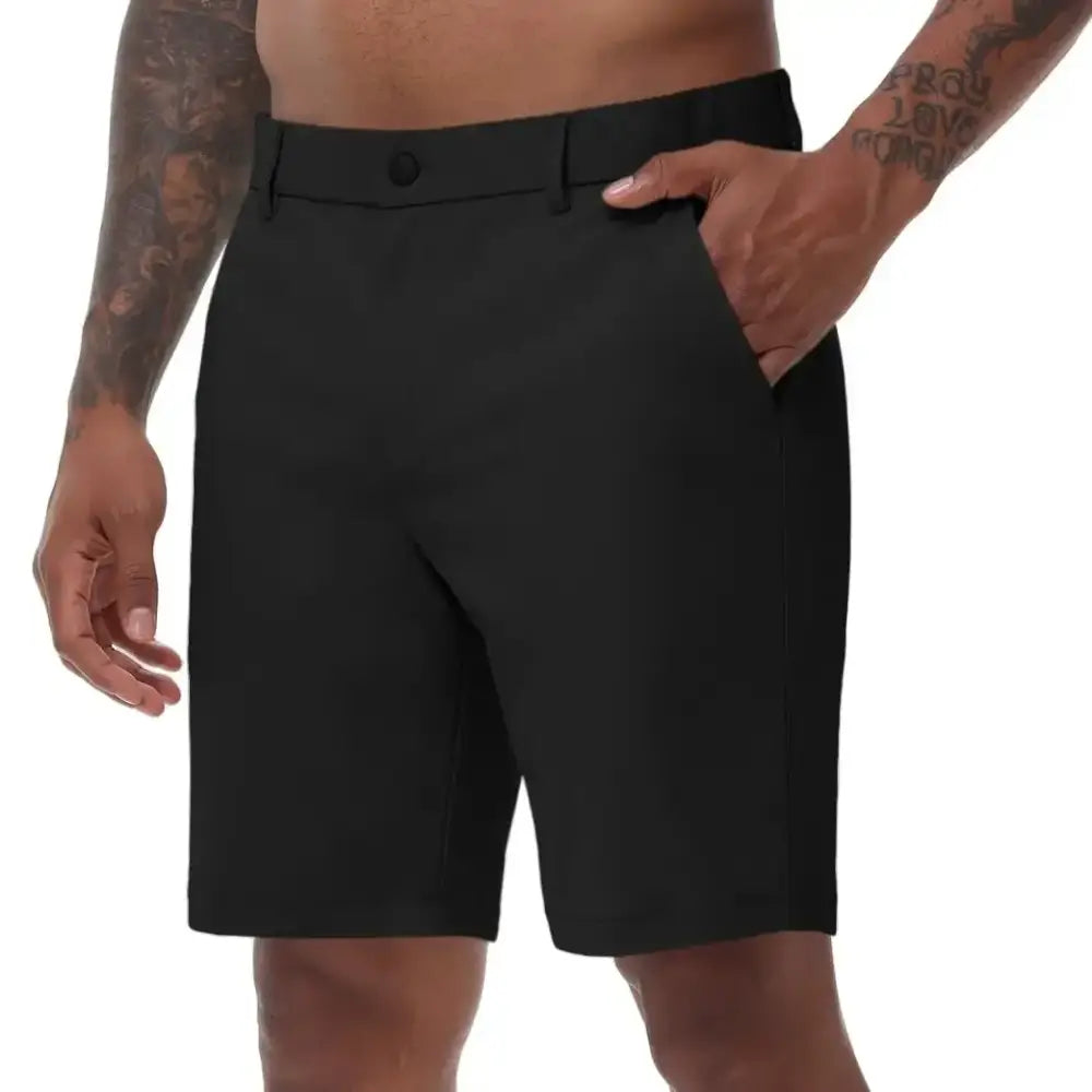 Riviera Tailored Summer Shorts - Black / S - Men’s Shorts