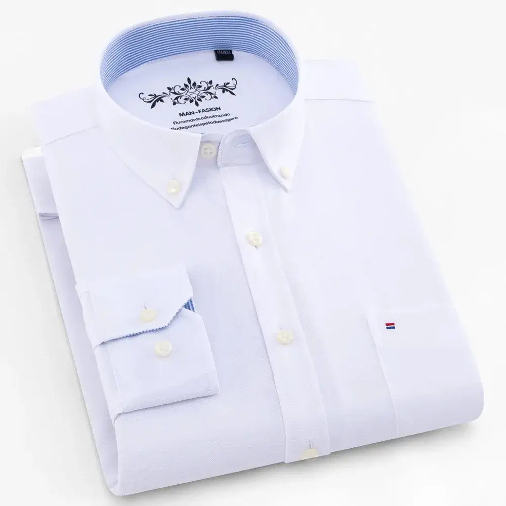 Wexford Oxford Essential Shirt - White / S - Wexford Oxford Essential Shirt